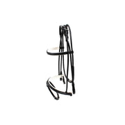 Testiera Da Filetto Mascheroni Nero/Bianco 09MATEFILTO NERO+BIANC MASCHERONI SELLERIA 