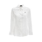 CAMICIA IN LINO DONNA MASCHERONI-NS505 WHITE MASCHERONI SELLERIA