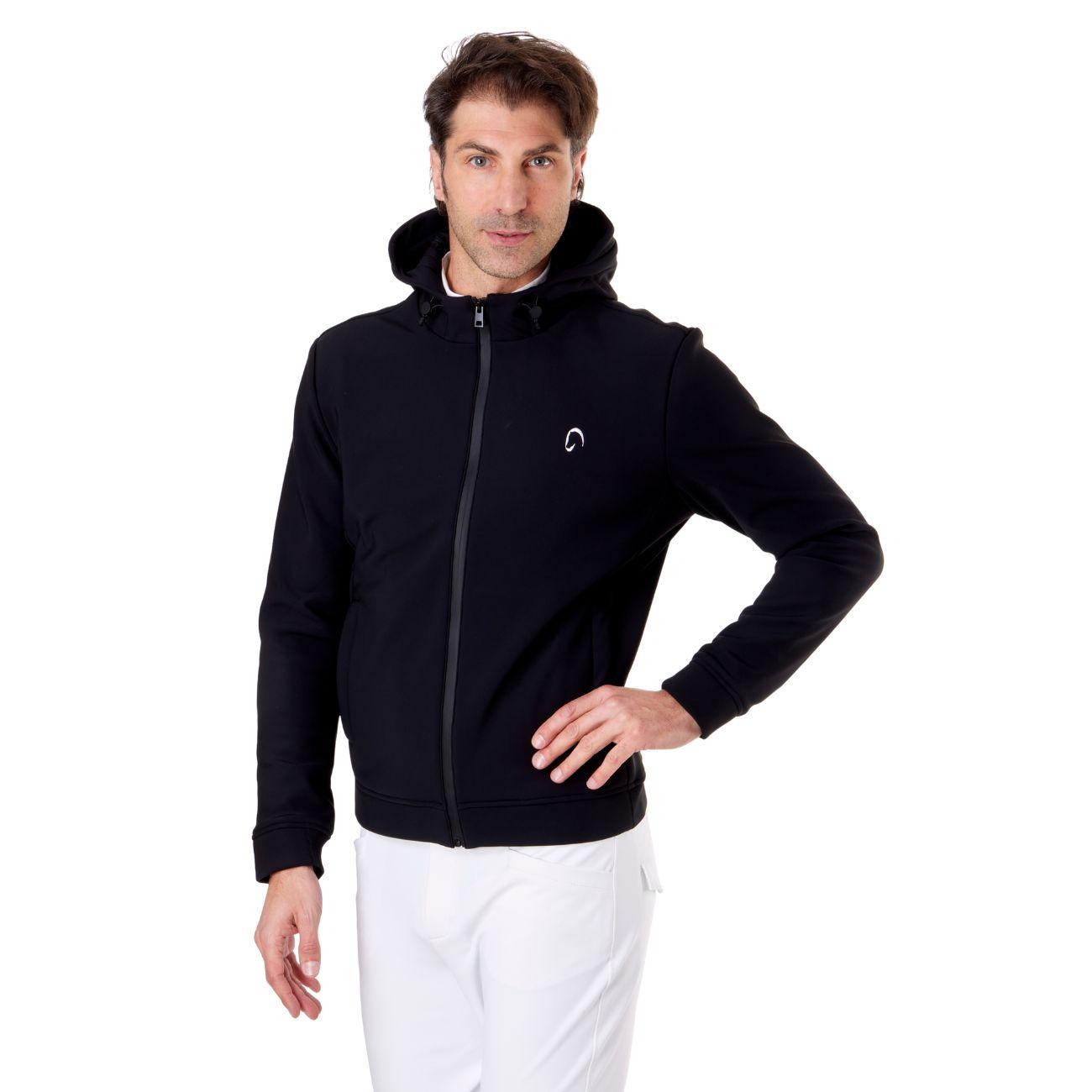 Softshell Mascheroni Uomo Leggero Estivo Nero MASUSFT02-NOPILE BLACK MASCHERONI SELLERIA 