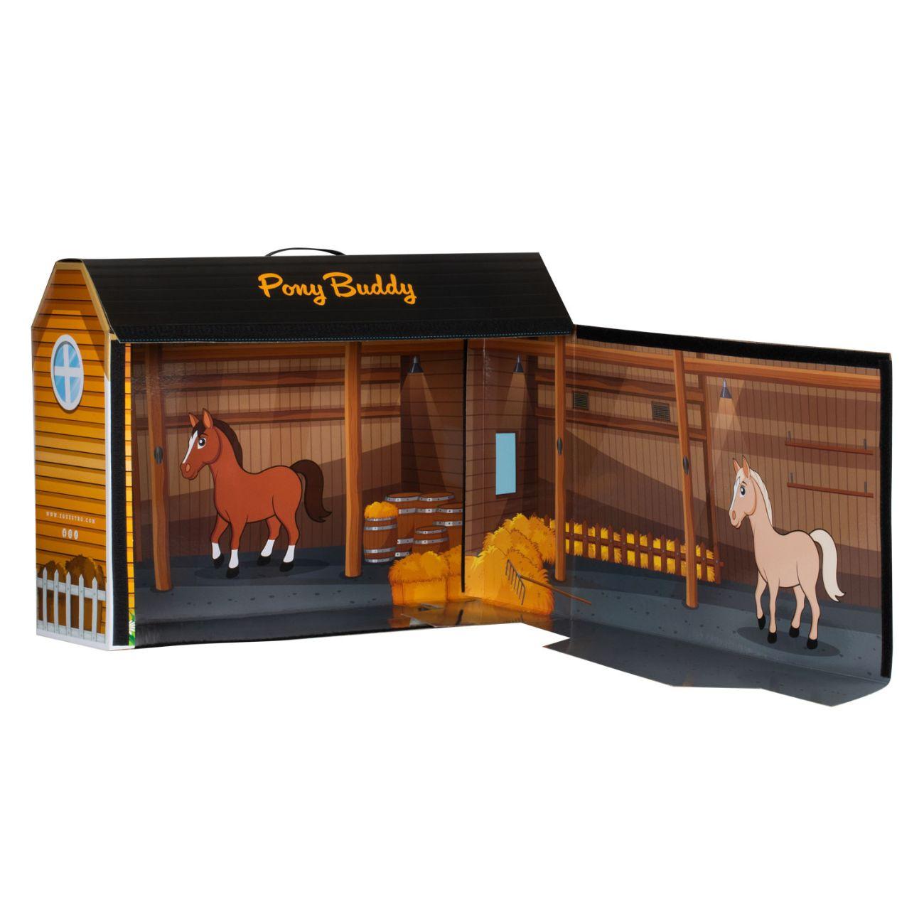 Toy Horse Equestro Marrone/Bianco ETTH0001 BROWN/WHITE EQUESTRO 