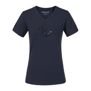 T-SHIRT MANICA CORTA COLLO A V MOD.KLOLANIA 09KING-2210203319 020NAVY KINGSLAND