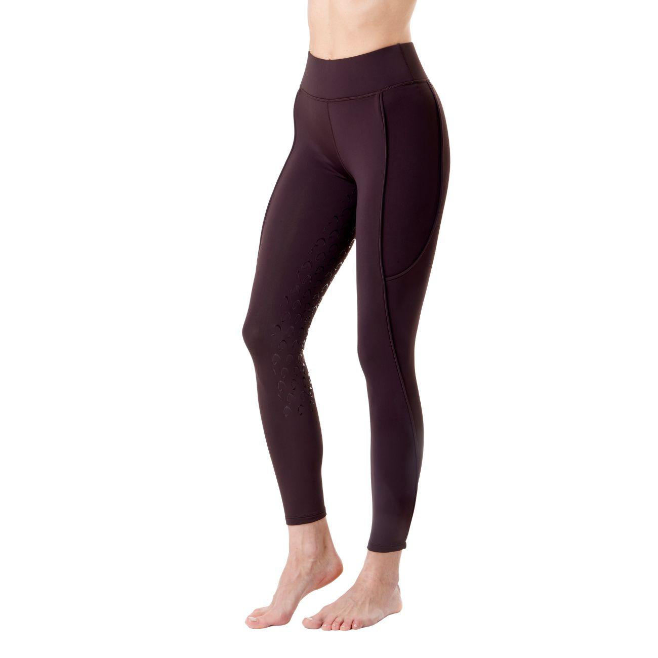 Leggings Donna Full Grip Mascheroni Marrone 30MA-LEGGINGS BROWN MASCHERONI SELLERIA 