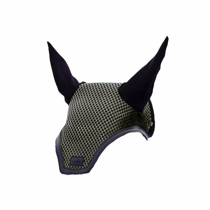 Cuffietta Antimosche Enibo Official Grigio 32EN-EARBONNET GREYBLACKLEATHER ENIBO OFFICIAL 