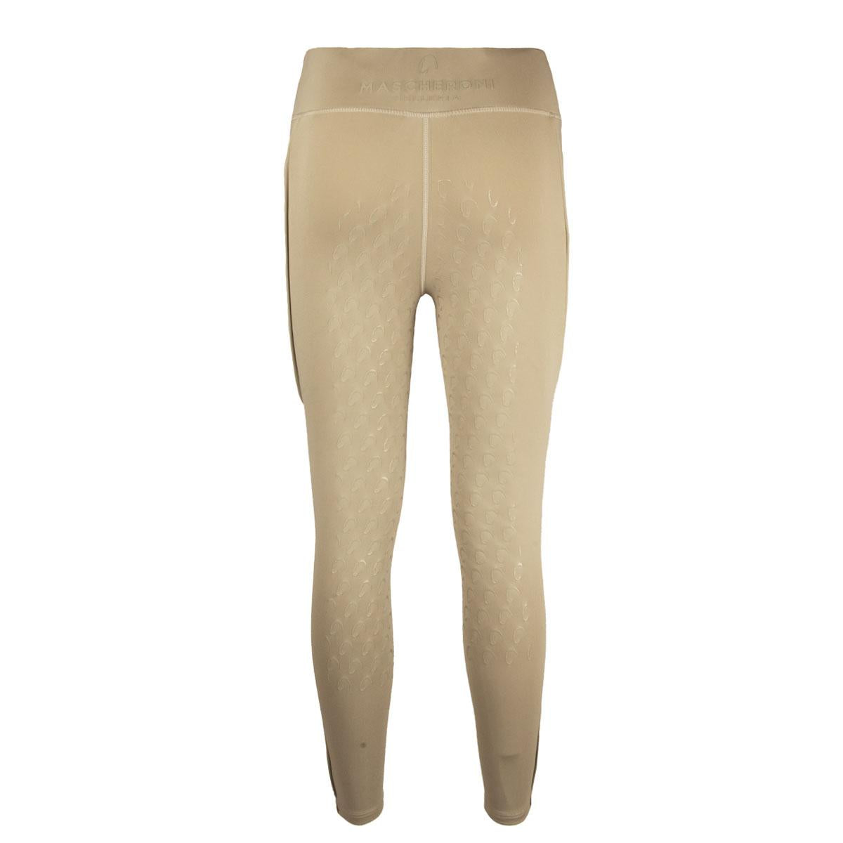Leggings Donna Full Grip Mascheroni Beige 30MA-LEGGINGS BEIGE MASCHERONI SELLERIA 