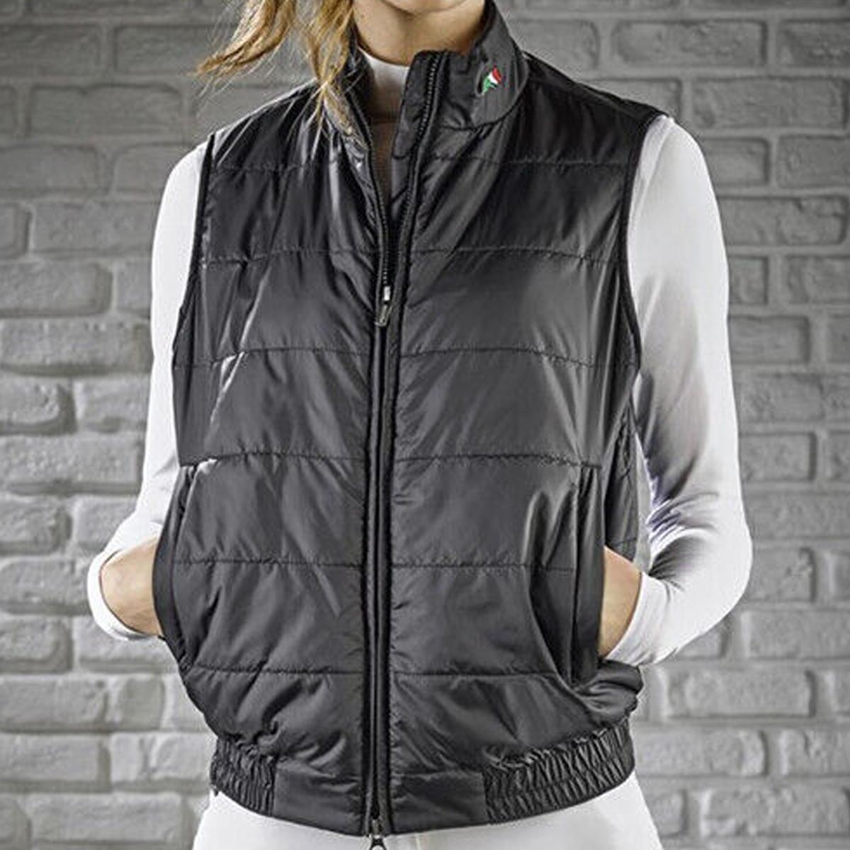 UNISEX TEAM VEST GILET MIAMI PM-EQ-121MQ10102 006NERO EQUILINE 