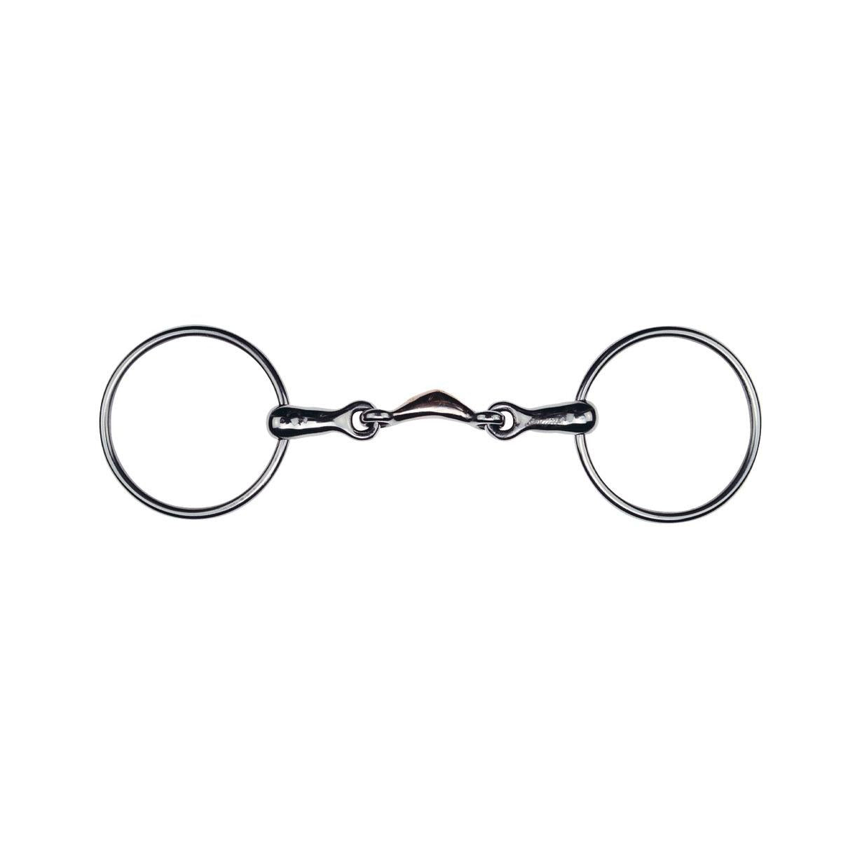 FILETTO AD ANELLI SPEZZATO IN 3 CON OLIVA CENTRALE ANELLO 80MM. 09EK-600277 INOX FEELING