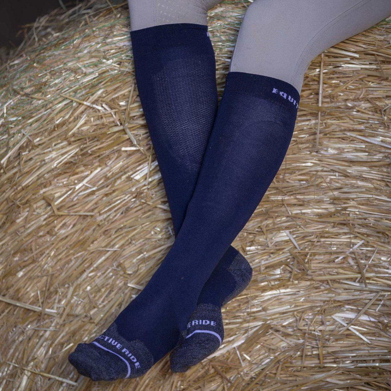 Calze Tecniche Equitheme Blu 986340 NAVY EQUITHEME 