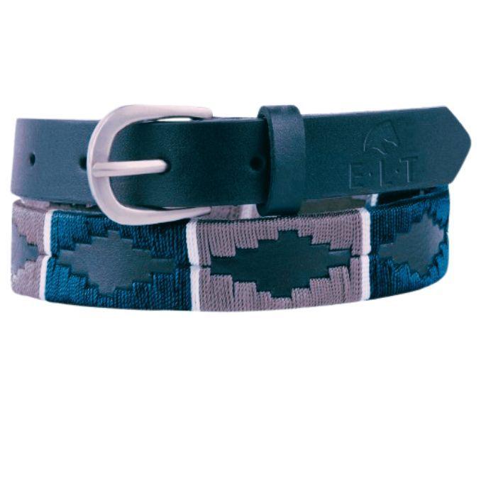Cintura In Cuoio Modello Gemma Elt Nero/Lilla 32380 BLACK LILAC ELT 