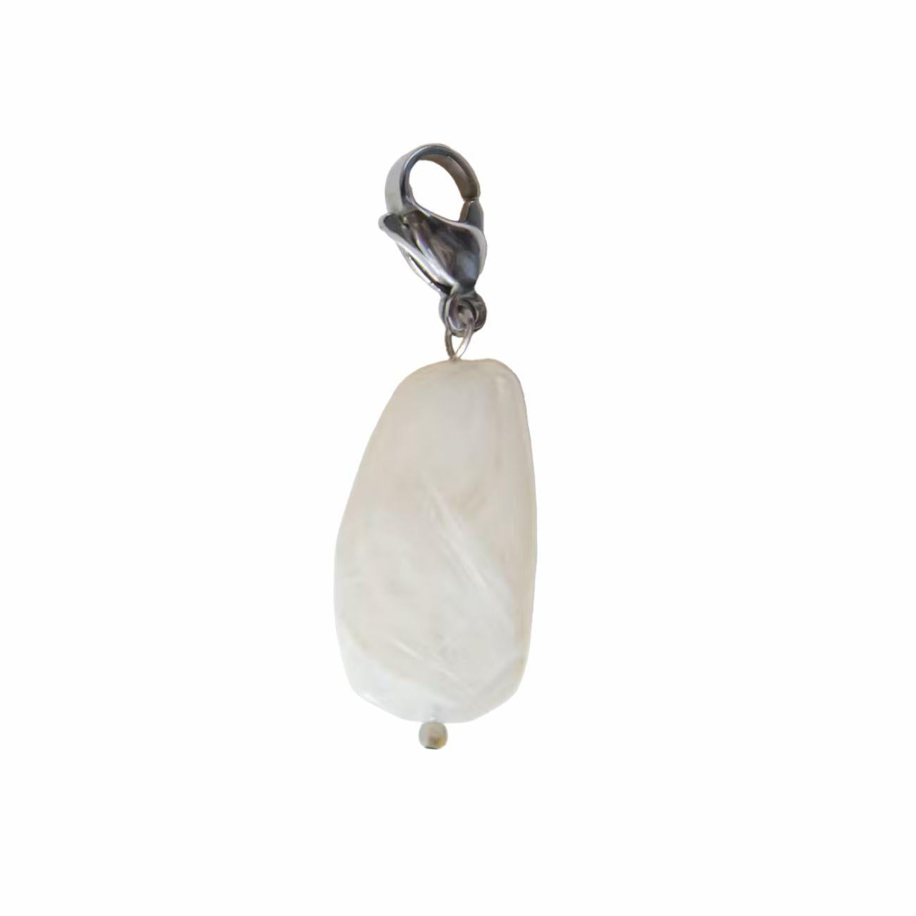 Portafortuna Lucky Charm Stone Kentucky Bianco CH-2023-L 02WHITE KENTUCKY 