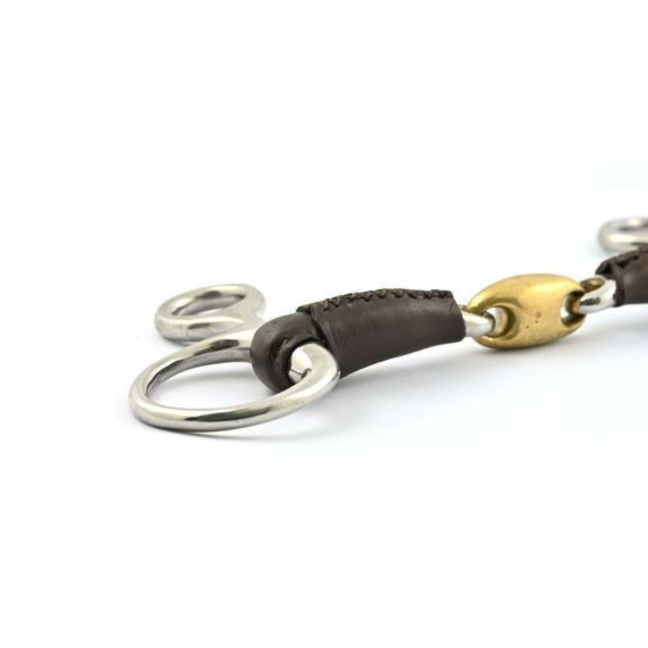 JUMP'IN BAUCHER SPEZZATO IN 3 RIVESTITO IN CUOIO JUMP'IN OTTONE imboccature speciali 10C 09JU10C OTTONE JUMP'IN 