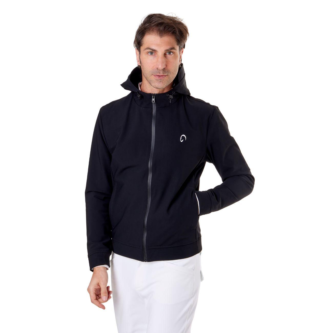 Softshell Mascheroni Uomo Leggero Estivo Nero MASUSFT02-NOPILE BLACK MASCHERONI SELLERIA 