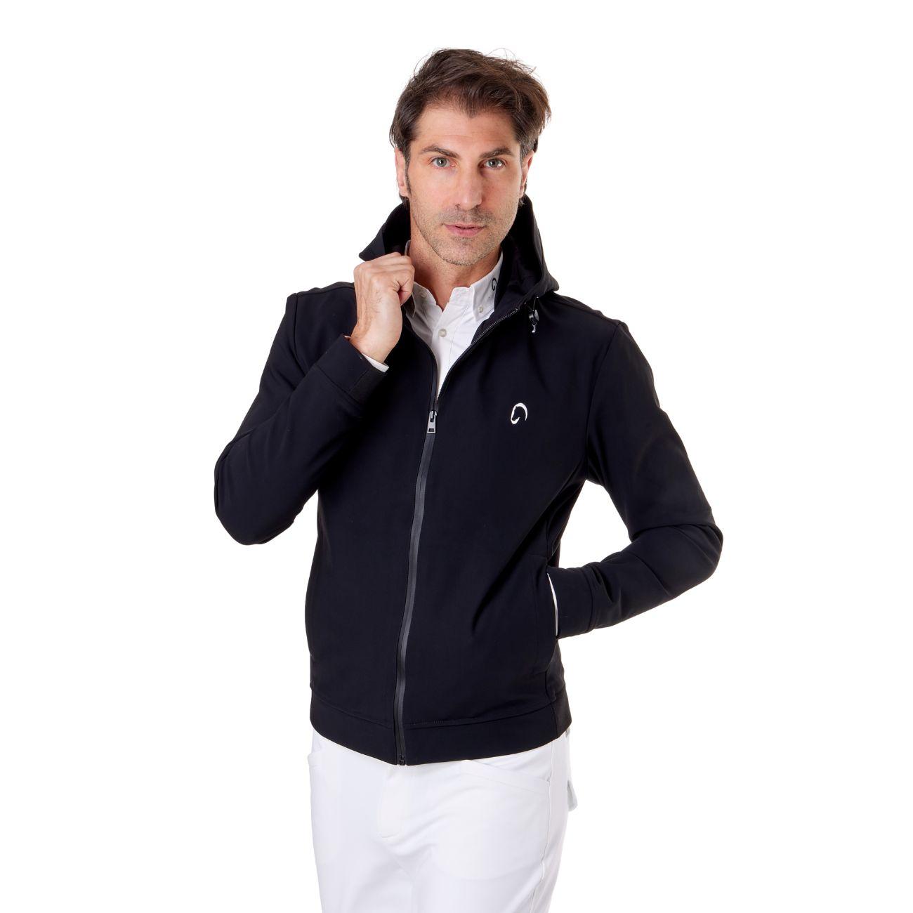 Softshell Mascheroni Uomo Leggero Estivo Nero MASUSFT02-NOPILE BLACK MASCHERONI SELLERIA 