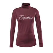 EQUILINE Maglia Donna Con Collo Alto Bordeaux PM-EQ-H00813 480PORT ROYALE 