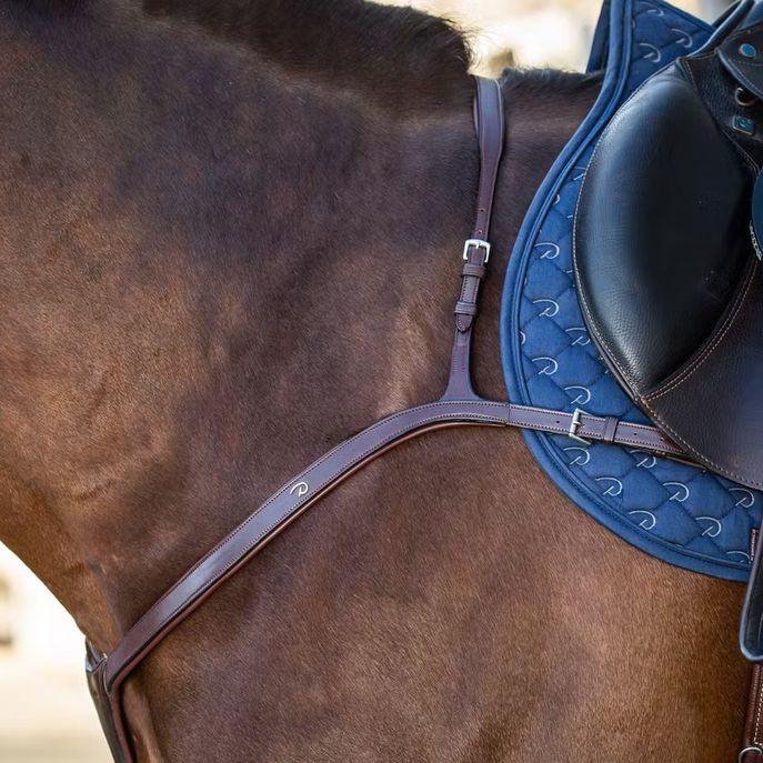 DY'ON LONG BRIDGE BREASTPLATE NEW ENGLISH COLLECTION Marrone PETTORALI NE06C BROWN DY'ON 