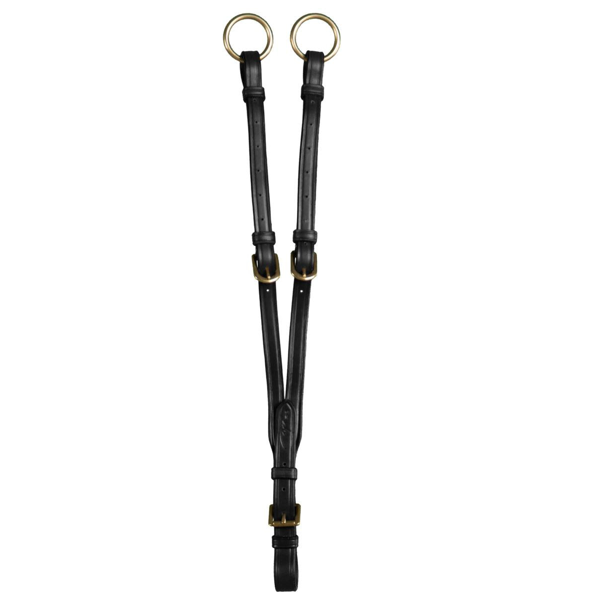 FORCHETTA PER MARTINGALE IN CUOIO REGOLABILE CLASSIC COLLECTION DY07A BLACK DY'ON