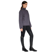 FELPA DONNA A DOLCEVITA CON MANICHE LAVORATE 31CT-FED120CO129 8E00IRON GREY CAVALLERIA TOSCANA