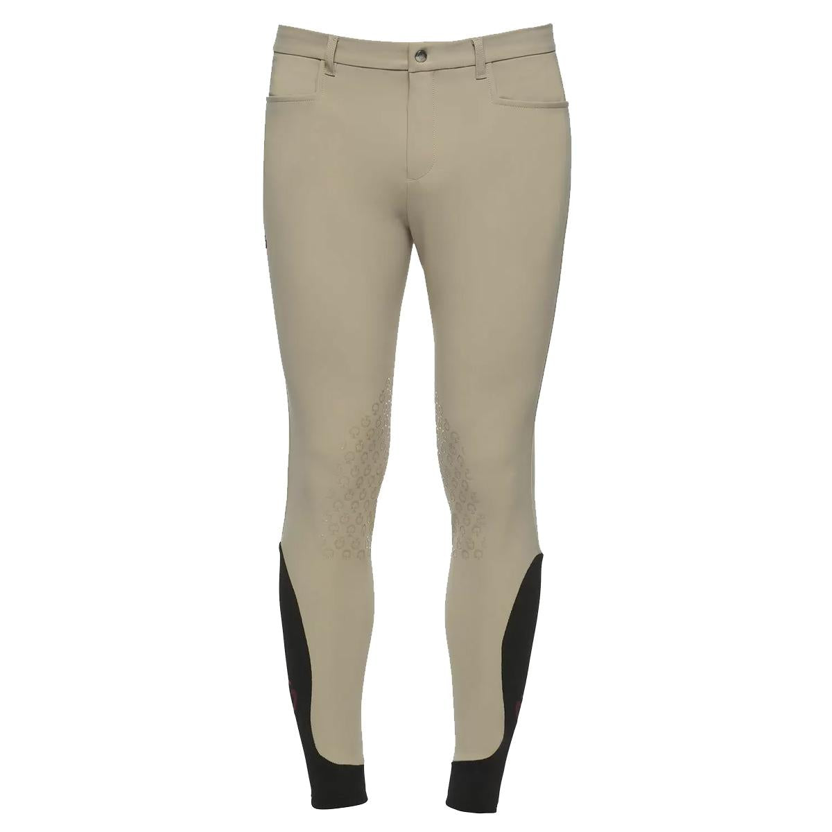 PANTALONE DA EQUITAZIONE UOMO CON GRIP AL GINOCCHIO 30CT-PAUN22JE010 1003BEIGE CAVALLERIA TOSCANA 