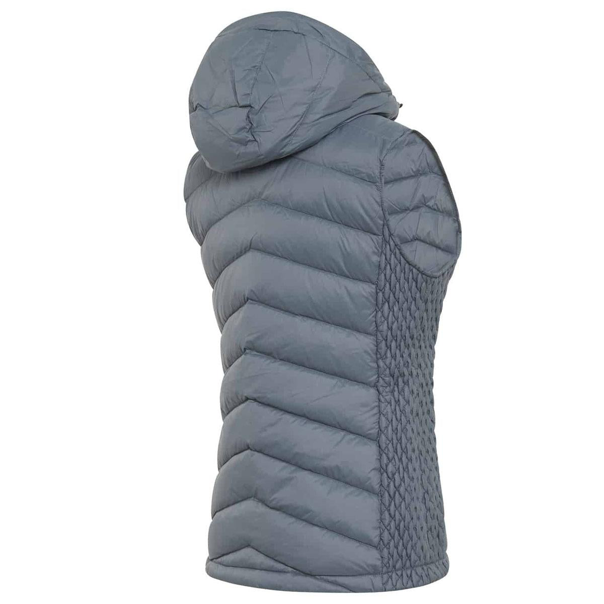 PIUMINO SMANICATO DONNA MOD.CHAMONIX SAMSHIELD 09SS-DWNVST STEEL GREY/BLACK CHROME SAMSHIELD 