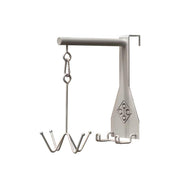 Appendibriglia A 4 Punte Con Attacco A Gancio Grooming Deluxe Argento 82184 42SILVER GROOMING DELUXE 