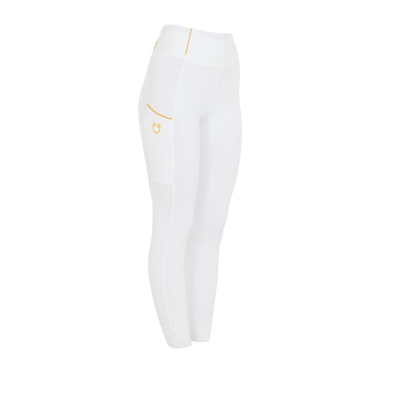 EQUESTRO Leggins Junior ETKU00047 WHITE EQUESTRO