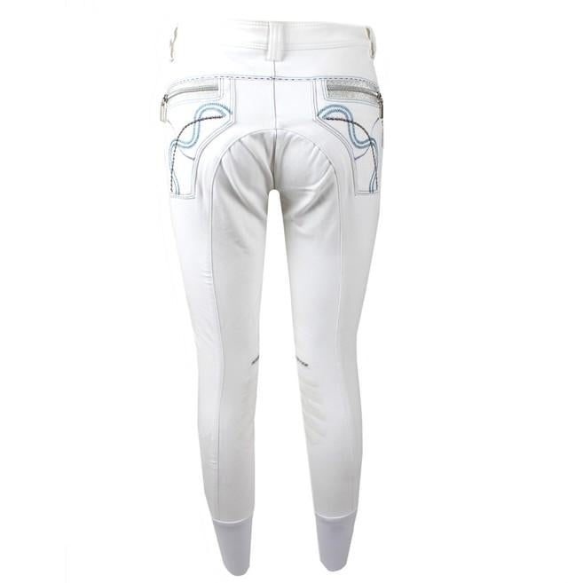 ANIMO Nochance 02 Bianco Pantaloni Da Equitazione 10AMNOCHANCE 02BIANCO. ANIMO 