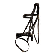 Testiera Con Capezzino Anatomico Mascheroni Nero 30MA-HGE-ABWS BLACK MASCHERONI SELLERIA 