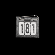 NUMERO DI TESTA PVC with SPILLA BALIA NERA KENTUCKY 42682 01BLACK KENTUCKY