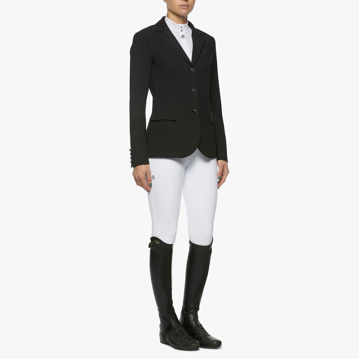 GIACCA DA CONCORSO DONNA GP RIDING 09CT-GID051JE115 9999NERO CAVALLERIA TOSCANA 