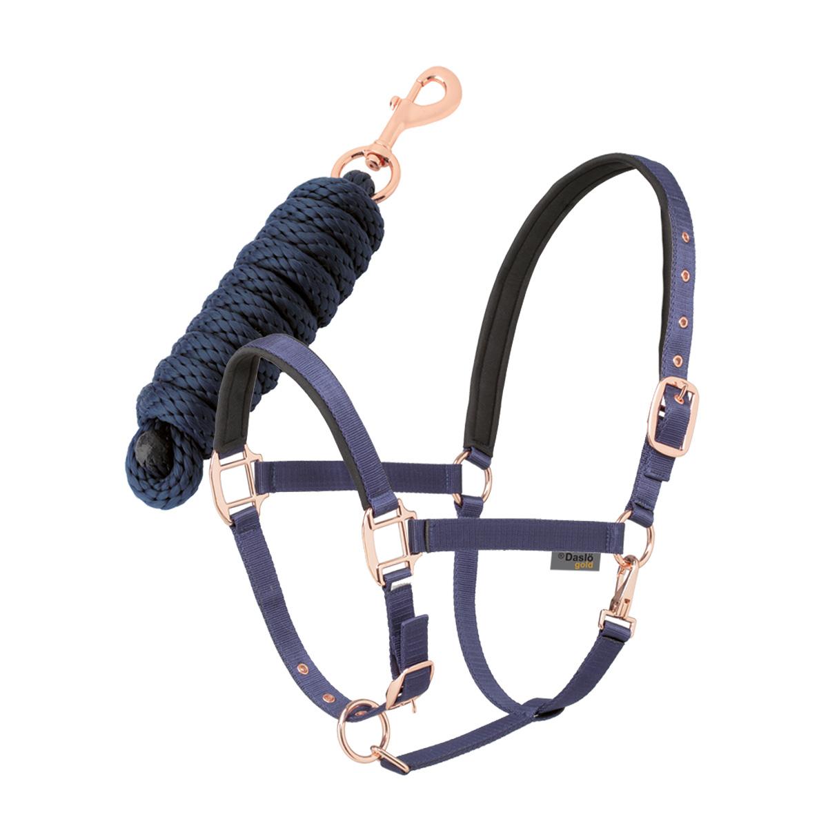 SET CAPEZZA CON LUNGHINA GOLD 30TA-2011299 BLU DASLO
