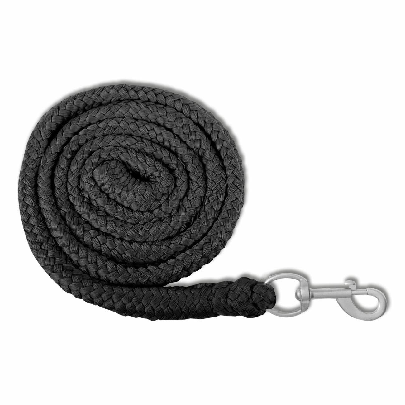 Lunghina Intrecciata Con Moschettone Waldhausen Nero 50463 01BLACK WALDHAUSEN 