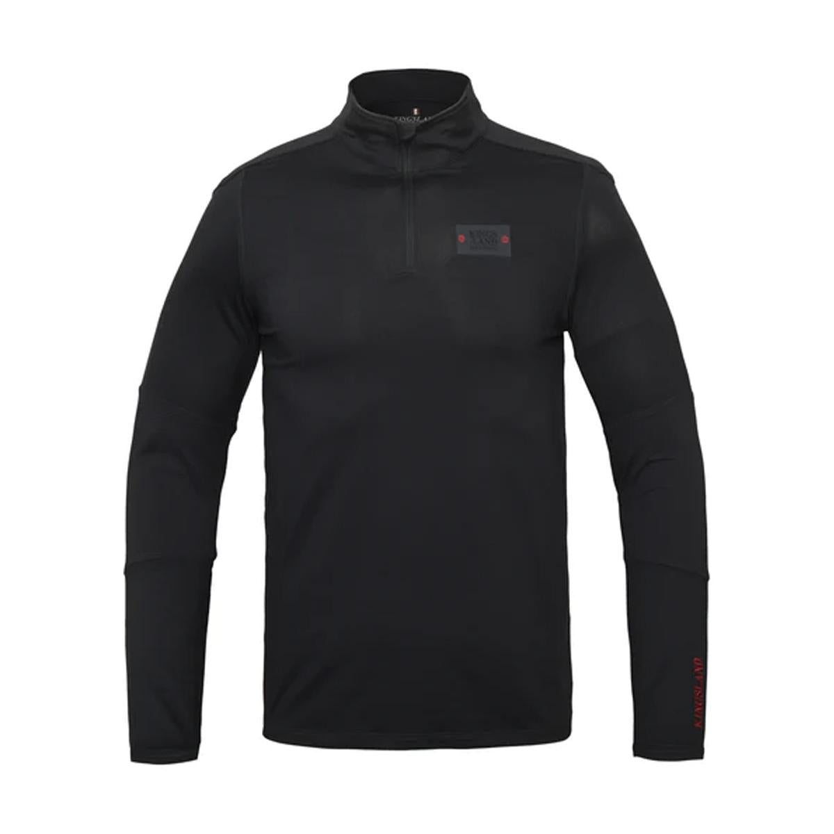 MAGLIA A MANICA LUNGA ZIP 1/2 MOD.KLSTEVE KINGSLAND 29KING-2230206627 6020NAVY KINGSLAND
