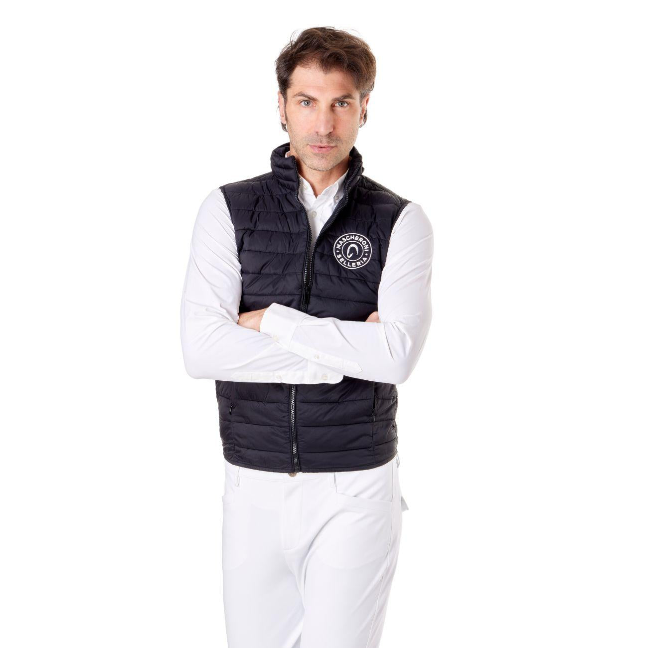 Gilet Imbottito Da Uomo Mascheroni Nero 01 NERO MASCHERONI SELLERIA 