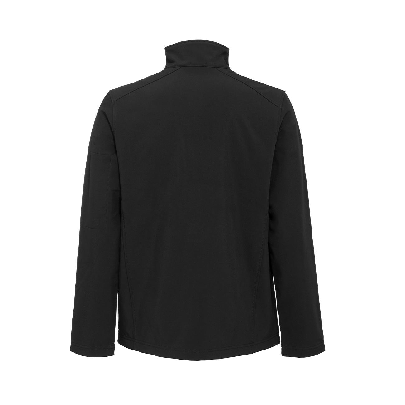 SOFTSHELL UOMO FULL ZIP 09EH-K401 BLACK EQUINE HORSE 