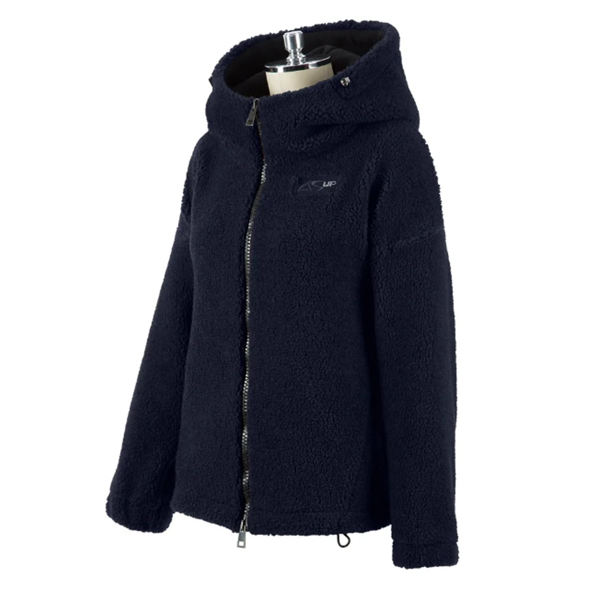 FELPA DONNA LIPSON FULL ZIP 22X ANNA SCARPATI 29AS-SLIPSFELD BLU NAVY ANNA SCARPATI