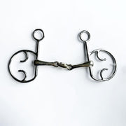 FILETTO BAUCHER KIMBLEWICK SPEZZATO IN 3 GERMAN SILVER 30MA-#43 GERMAN SILVER EQUINE HORSE
