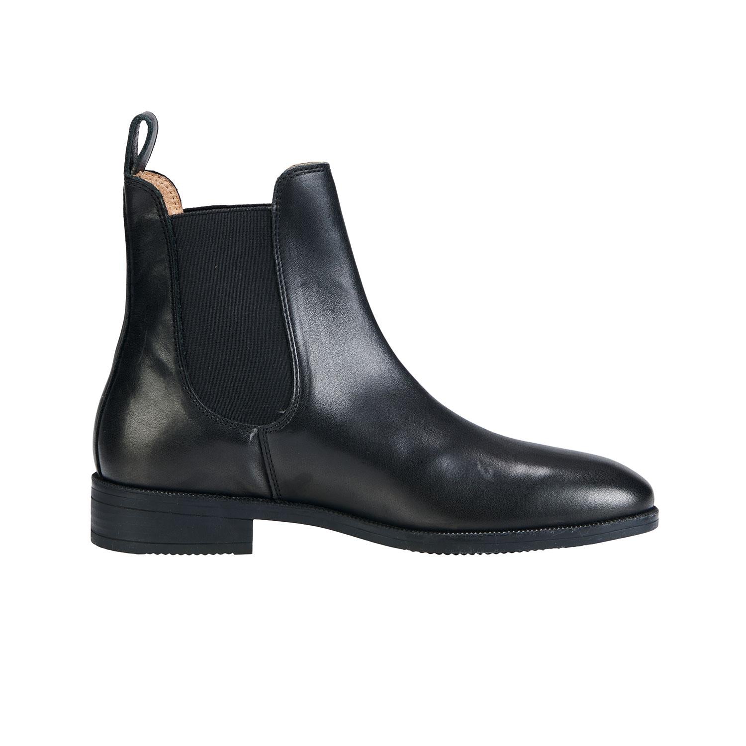 Stivaletto In Cuoio Con Elastico Equestro Nero 09UMAB00130 NERO EQUESTRO 