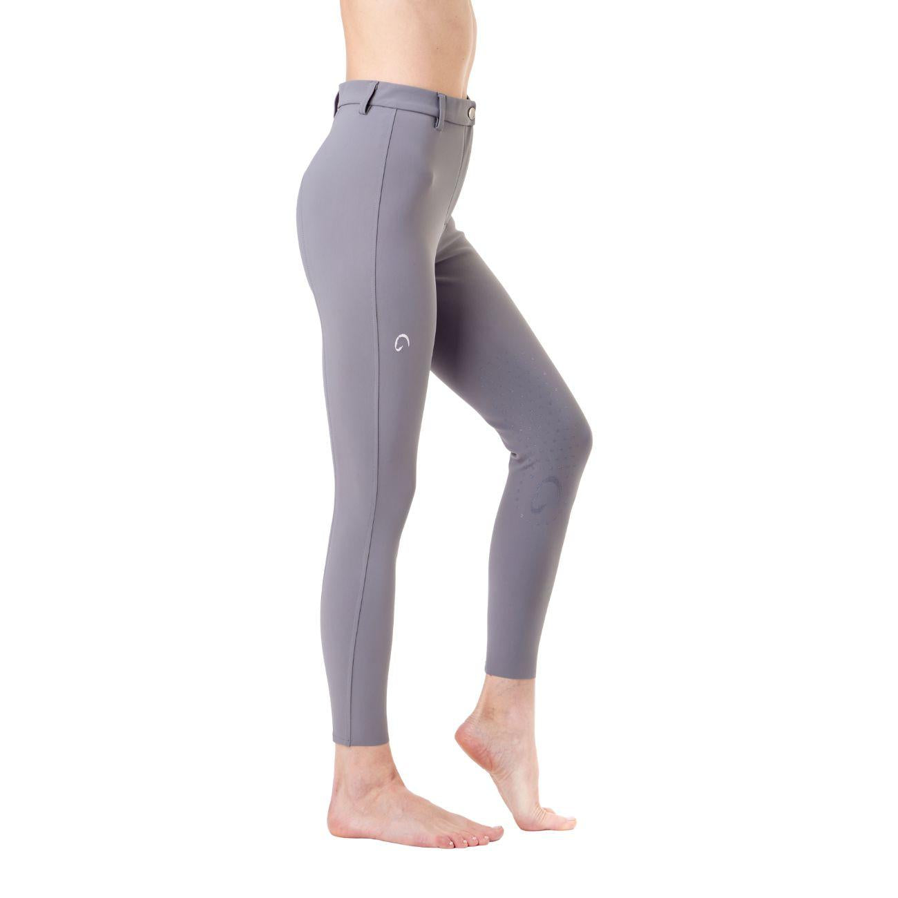 Pantalone Da Equitazione Da Donna Half Grip Parigi Mascheroni Grigio 09MA-05PARIGI 360GREY MASCHERONI SELLERIA 