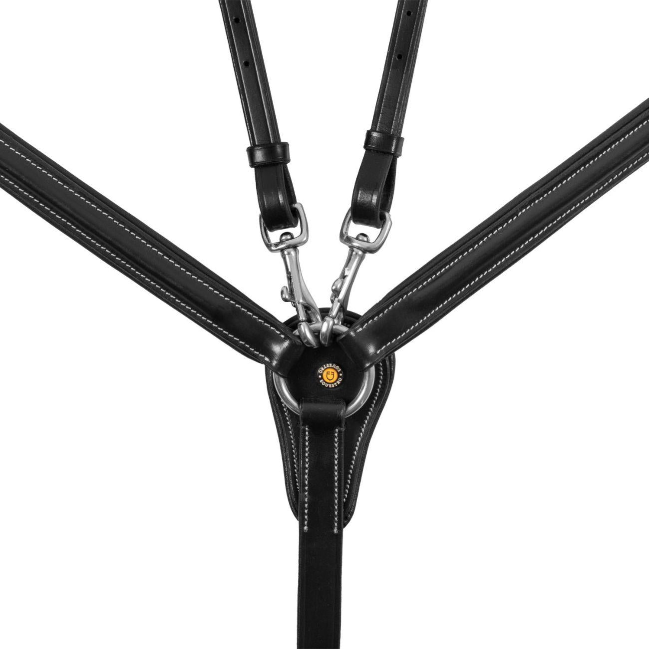 Pettorale Con Martingala Removibile E Inserti Elasticizzati Equestro Nero ETH02009 BLACK EQUESTRO 