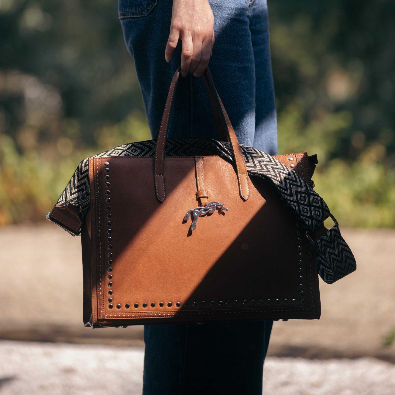 Borsa In Pelle Naily Romane Penelope 936231 COGNAC PENELOPE 