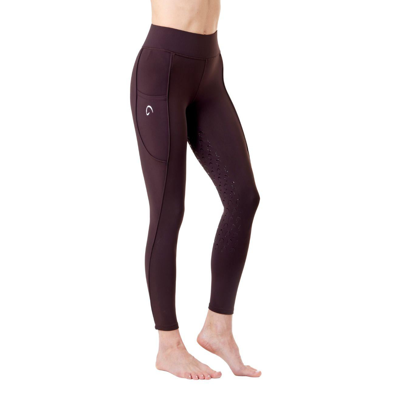 Leggings Donna Full Grip Mascheroni Marrone 30MA-LEGGINGS BROWN MASCHERONI SELLERIA 