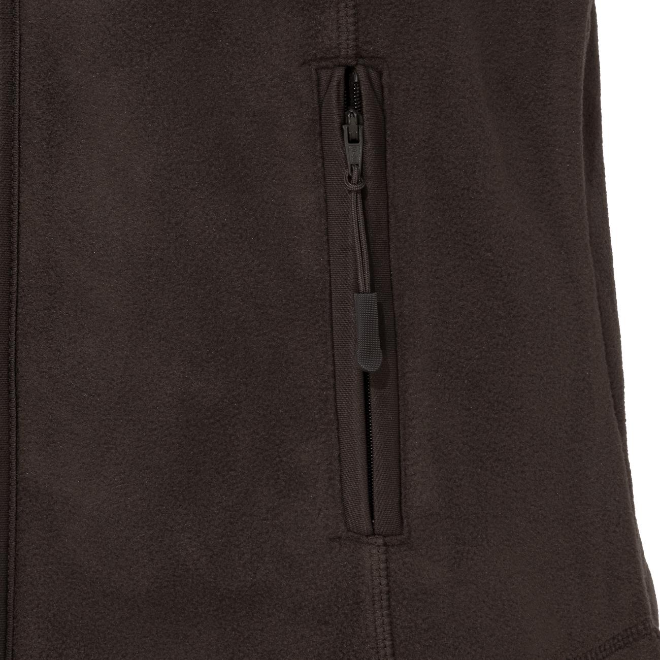 Vest in MICROPILE Woman FULL ZIP 09EH-906 brown EQUINE HORSE