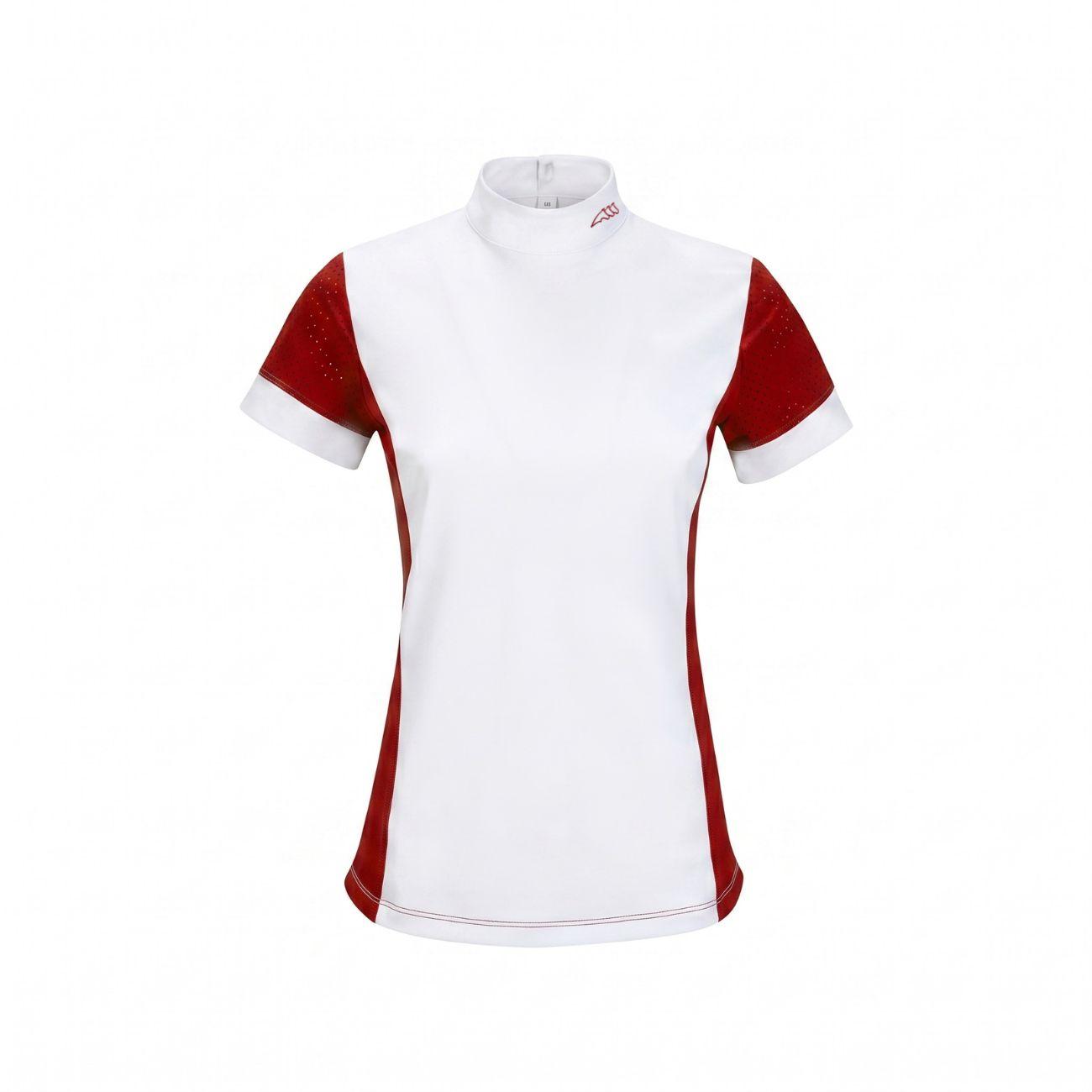 EQUILINE Polo Donna Da Concorso Heather PM-EQ-C94MH00747 167ROSSO FUOCO 