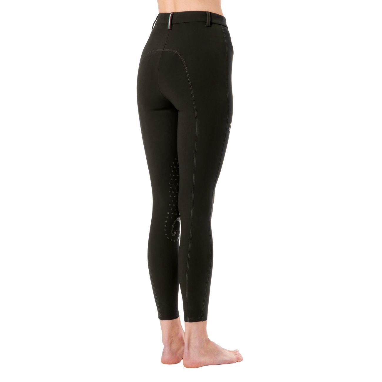 Pantalone Da Equitazione Da Donna Half Grip Parigi Mascheroni Nero 09MA-05PARIGI 036NERO MASCHERONI SELLERIA 