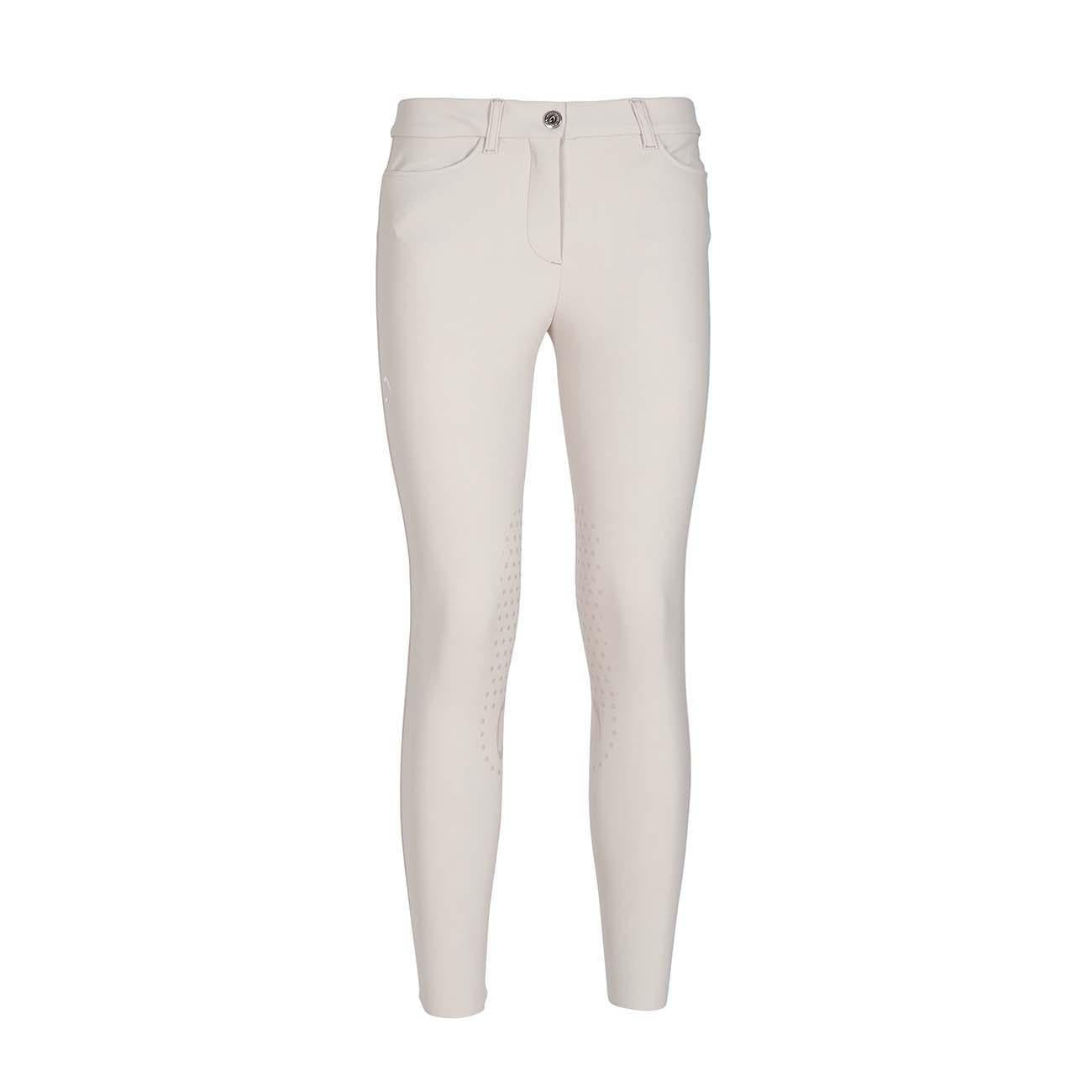 PANTALONE DA EQUITAZIONE DONNA CON GRIP E TASCHE ANTERIORI E POSTERIORI 09MA-01MILANO 361BEIGE MASCHERONI SELLERIA