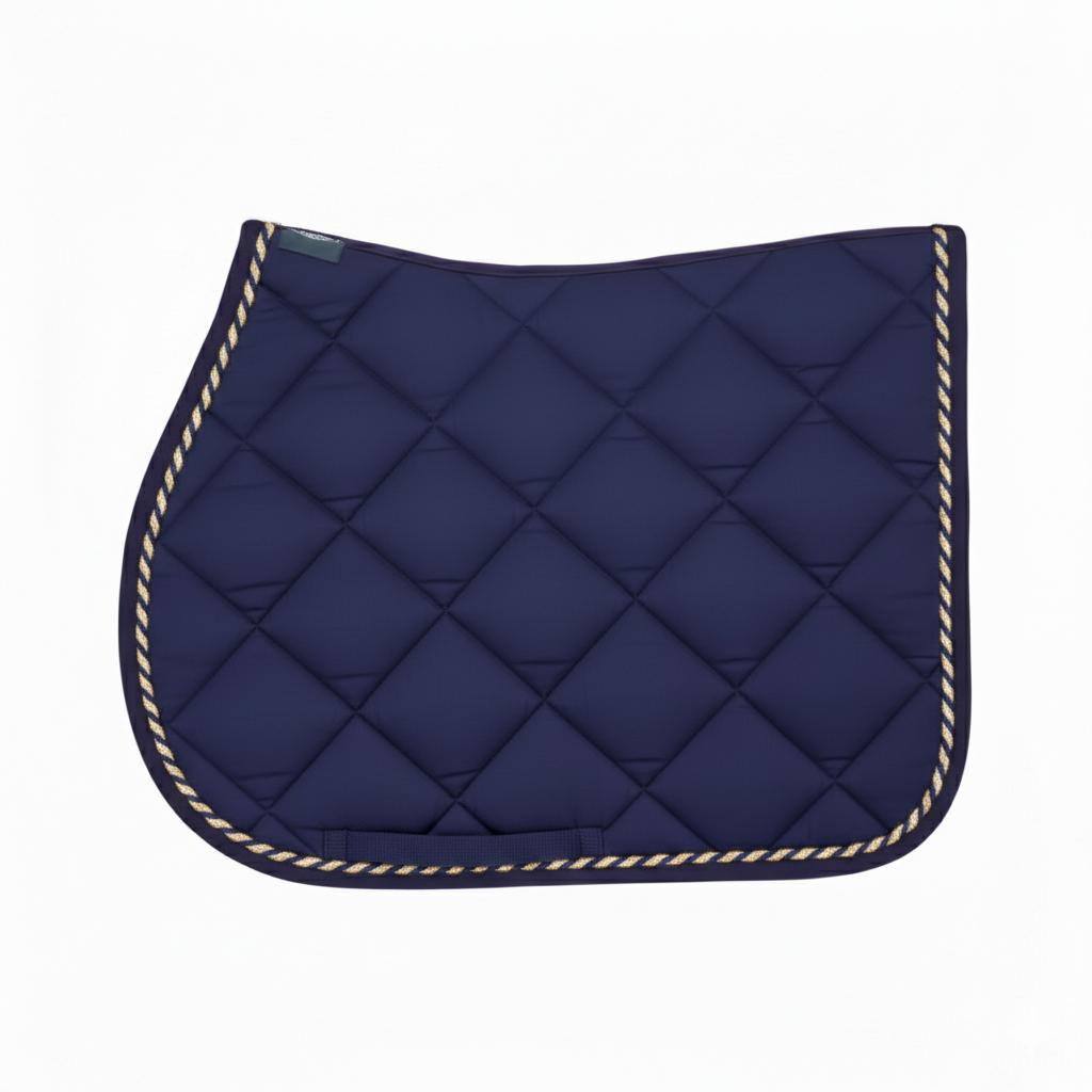 Sottosella Da Salto Mascheroni Blu Con Cordino Blu/Oro 09MAS400 BLU+1CORDINOBLUORO MASCHERONI SELLERIA 