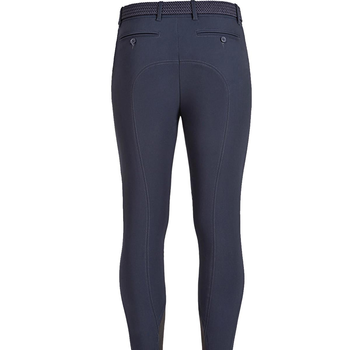 PANTALONI UOMO CON GRIP AL GINOCCHIO EQUILINE 29EQ-PN08497 002BLU EQUILINE 