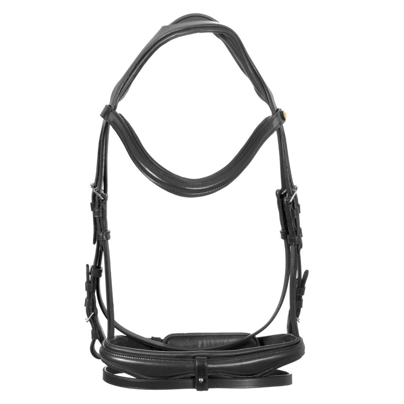 Testiera Con Capezzina Anatomica Equestro ETH01030 BLACK EQUESTRO 