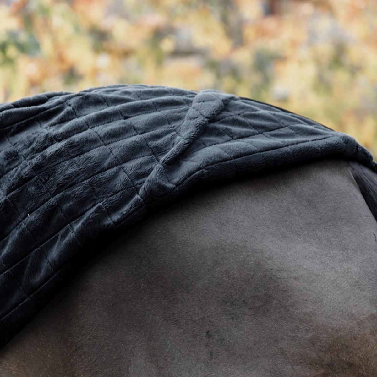 KENTUCKY COPERTA STABLE RUG 0GR. CON CINGHIE E AGNELLINO Nero coperta per cavallo 52124 11BLACK/BLACK KENTUCKY 