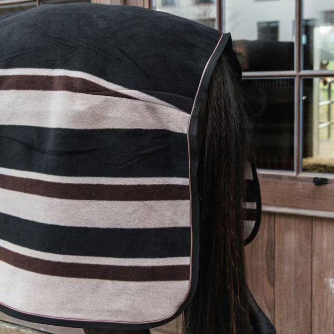 Coperta In Pile Pesante Kentucky Marrone/Beige 09KT-52147 STRIPES BROWN/BEIGE KENTUCKY 