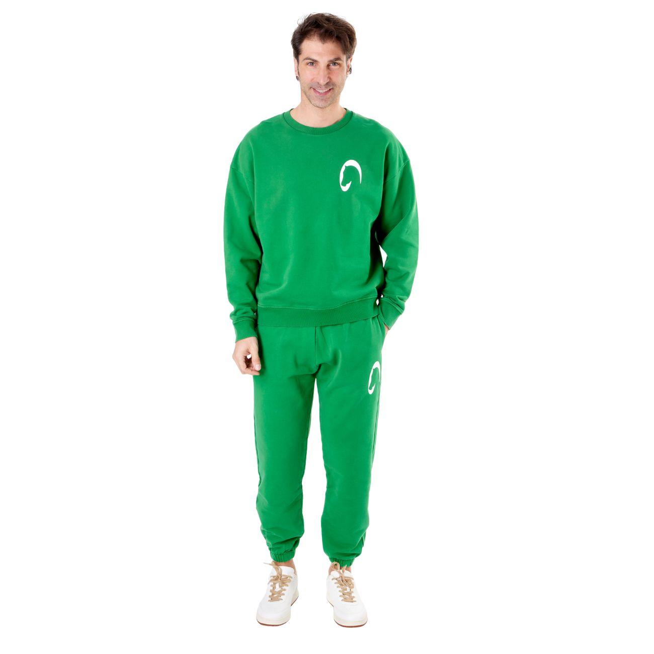 Felpa Uomo Mascheroni Verde MASCHERONI-FELPA VERDE MASCHERONI SELLERIA 